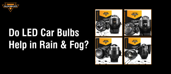 Do LED Car Bulbs Help in Rain and Fog?