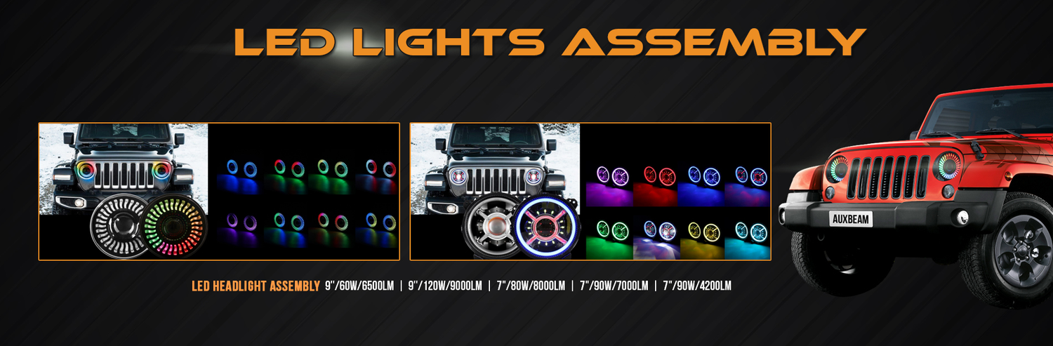 LED HEADLIGHT ASSEMBLY - AUXBEAM INDIA