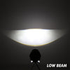 2 Inch 70W Bi-LED Projector Lens Fog Light 6000K Blue Film Lens