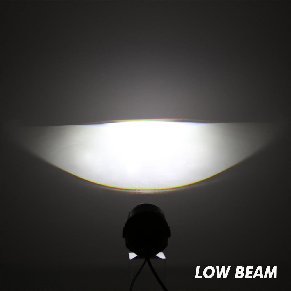 2 Inch 70W Bi-LED Projector Lens Fog Light 6000K Blue Film Lens