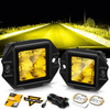 3.5 Inch 40W Flush Mount Amber LED POD Light