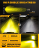 3.5 Inch 40W Flush Mount Amber LED POD Light