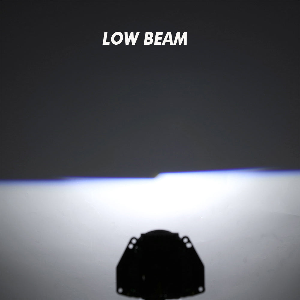 3 Inch 136W 6000K Double Hyperboloid Bi-LED Projector Laser LED Fog Light