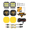 3 Inch 84W LED Combo POD Light Off Road Lights With White & DRL Amber
