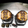3 Inch 108W LED Side Shooter White & Amber POD Lights | V-Ultra Series
