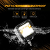 3 Inch 72 Watt 6 Modes White & Amber Sqaure POD Lights