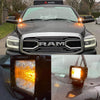 3 Inch 72 Watt 6 Modes White & Amber Sqaure POD Lights