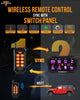 RC Series RA/RB 84 Switch Panel with Remote Control - One Sided Outlet
