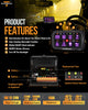 RC Series RA/RB 84 Switch Panel with Remote Control - One Sided Outlet