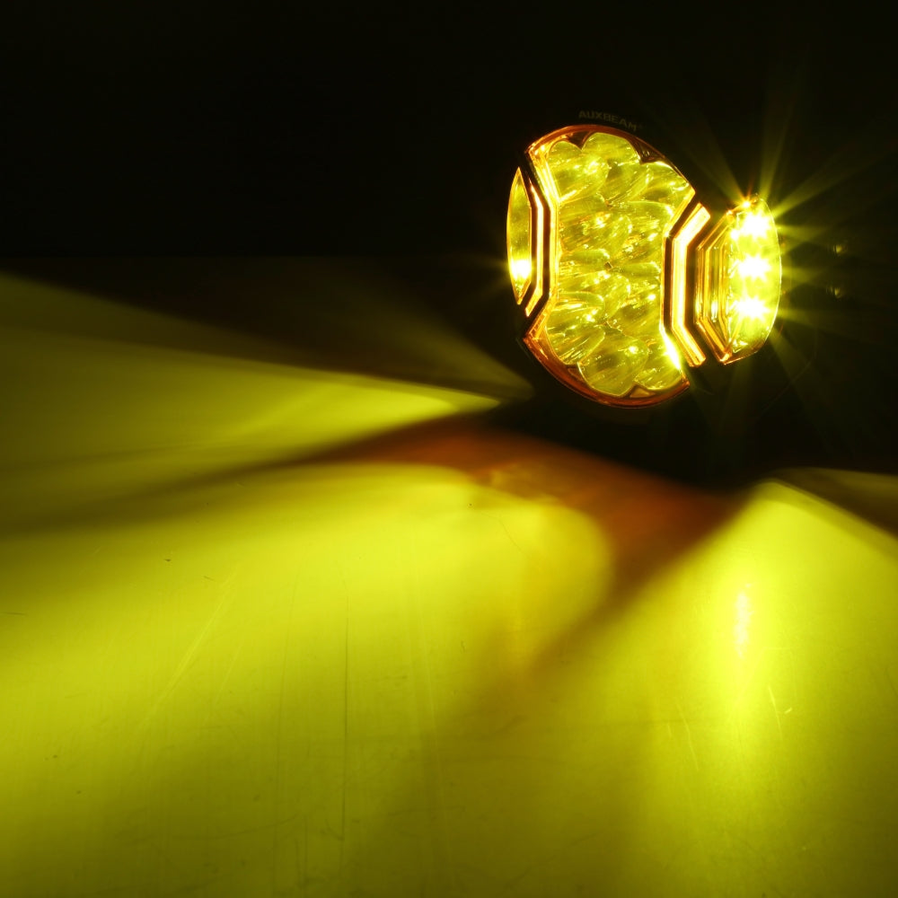 5 Inch 172W LED Side Shooter White & Amber POD Lights | V-Ultra Series