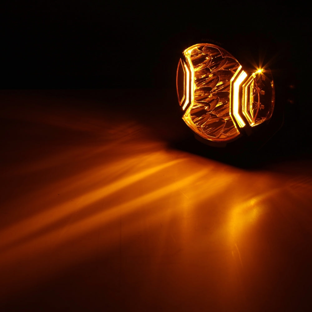 5 Inch 172W LED Side Shooter White & Amber POD Lights | V-Ultra Series