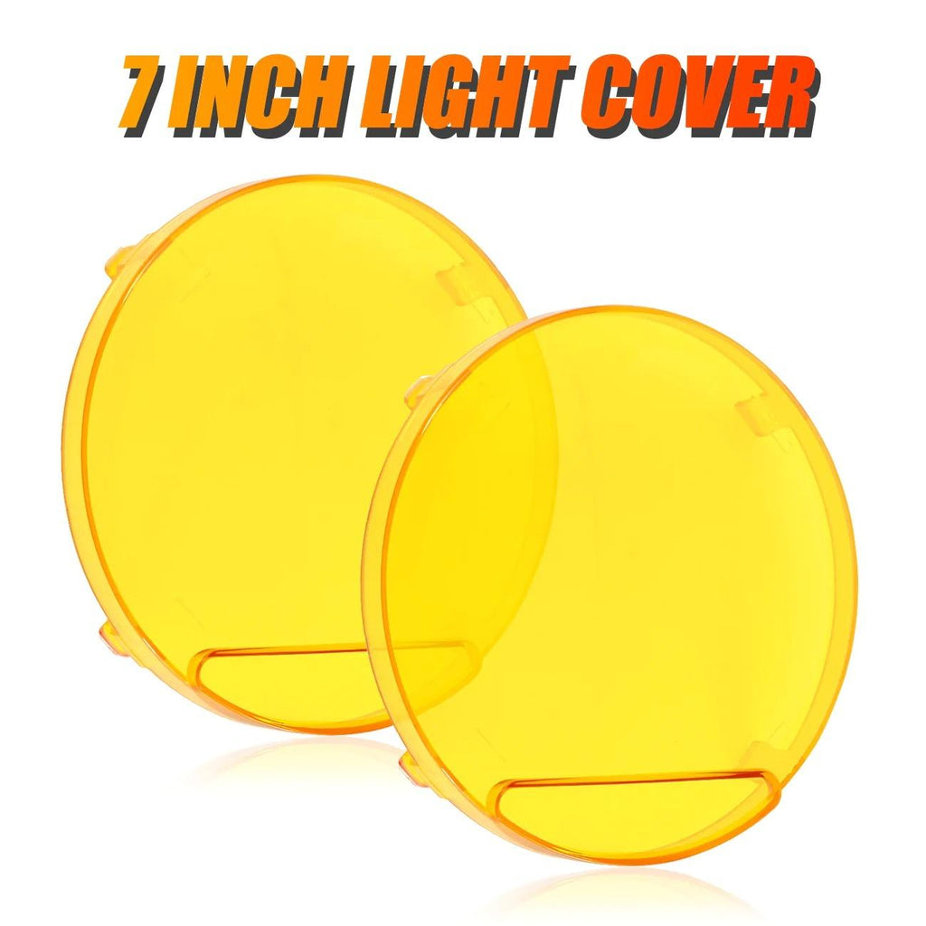 7 Inch 240W 24000Lumens Black LED Driving Lights - AUXBEAM INDIA
