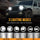 9 Inch 120W 9000 Lumens LED Headlights With Halo Ring DRL - AUXBEAM INDIA