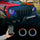 7 Inch 90W Round 4200 Lumens LED Headlight with RGB Halo Ring - AUXBEAM INDIA