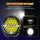 7 Inch 240W 24000Lumens Black LED Driving Lights - AUXBEAM INDIA