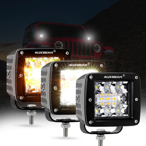 6 MODES SERIES White/Amber LED LIGHT BARS (3