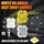 3 Inch 80W 9600 Lumens LED pod Lights - AUXBEAM INDIA