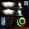 7 inch 80W 8000Lumens LED Headlight RGB Flowing Halo Ring - AUXBEAM INDIA