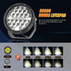7 Inch 240W 24000Lumens Black LED Driving Lights - AUXBEAM INDIA