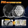 7 Inch 240W 24000Lumens Black LED Driving Lights - AUXBEAM INDIA
