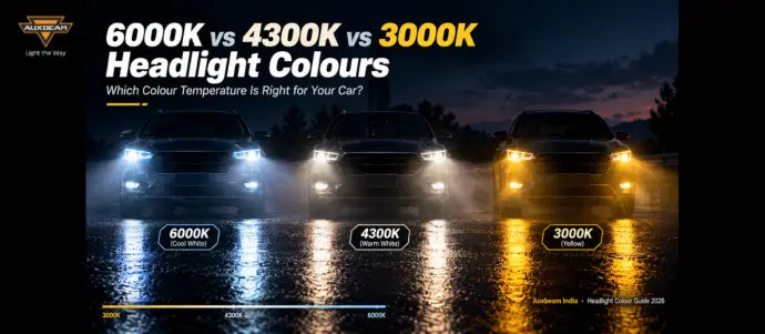 6000K vs 4300K vs 3000K: Which Headlight Colour Is Best for You?