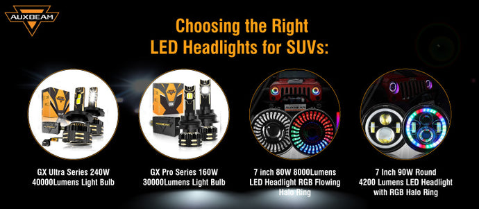 Choosing the Right LED Headlights for SUVs