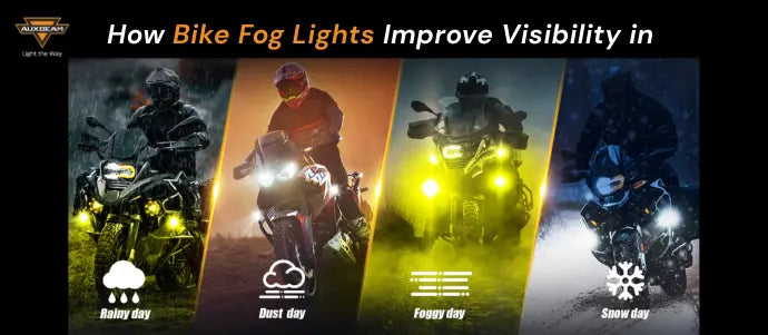 How Bike Fog Lights Improve Visibility in Rain, Fog & Night