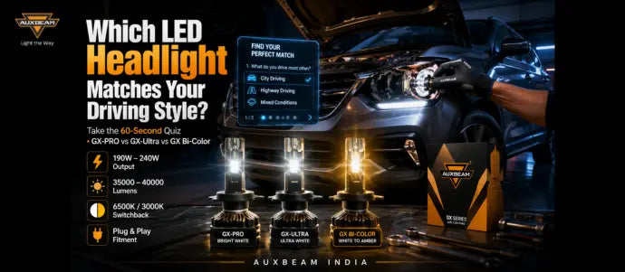 Which LED Headlight Is Right for Your Driving Style? Take the 60-Second Quiz