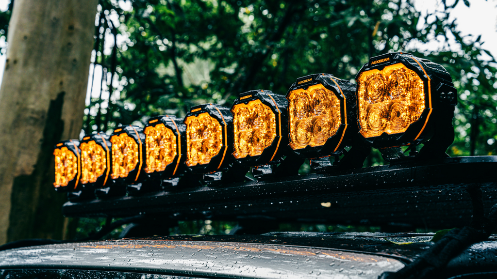 MASTER-T Series 5" Combo Beam Round Off-Road Lights with Amber Backlight