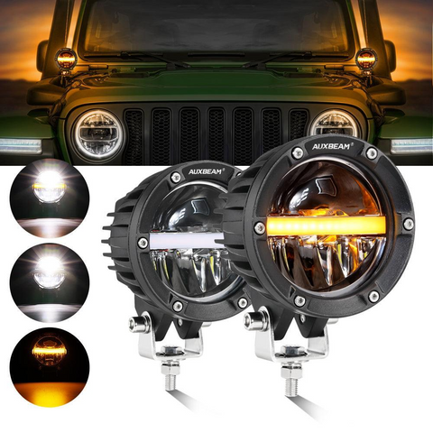 C4 Series | 4 Inch 110w Spot Round LED Pods White LED Driving Lights