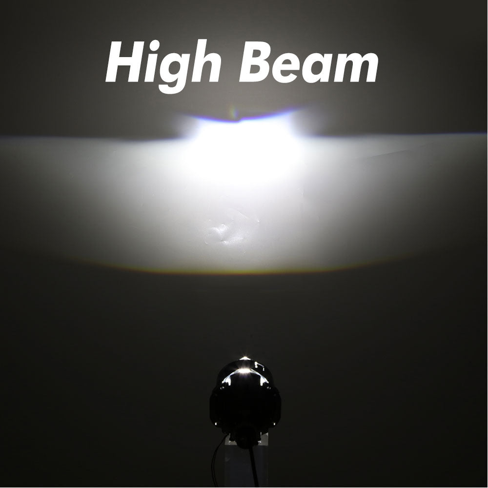 2.5 Inch 88W 6000k Hyperboloid Bi-Led Matrix Laser Projector Lens Headlight
