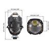 2.5 Inch 90W 70W Hi/Lo Beam Bi-Led Laser Projector Lens Headlight