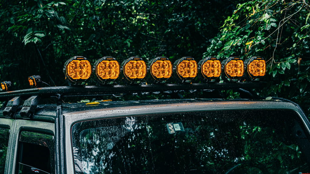 MASTER-T Series 5" Combo Beam Round Off-Road Lights with Amber Backlight