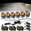 3 Inch 108W LED Side Shooter White & Amber POD Lights | V-Ultra Series