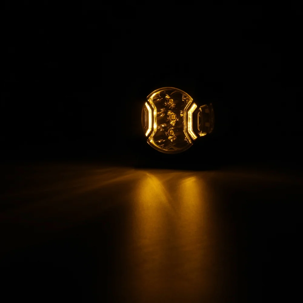 3 Inch 108W LED Side Shooter White & Amber POD Lights | V-Ultra Series