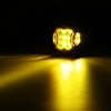 3 Inch 108W LED Side Shooter White & Amber With Additional Power Harness