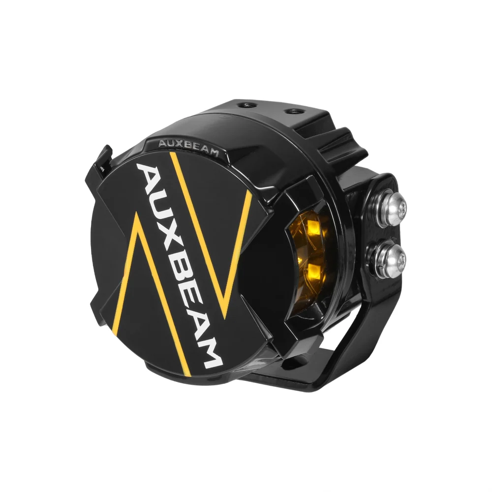 3 Inch 108W LED Side Shooter White & Amber With Additional Power Harness