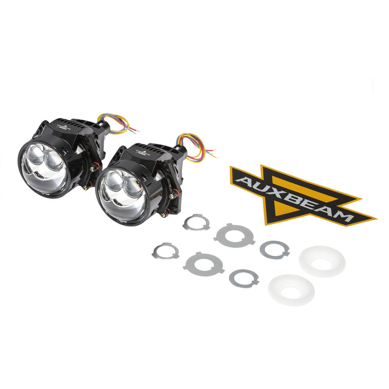 3 Inch 136W 6000K Double Hyperboloid Bi-Led Projector Lens Headlight Projector Lens