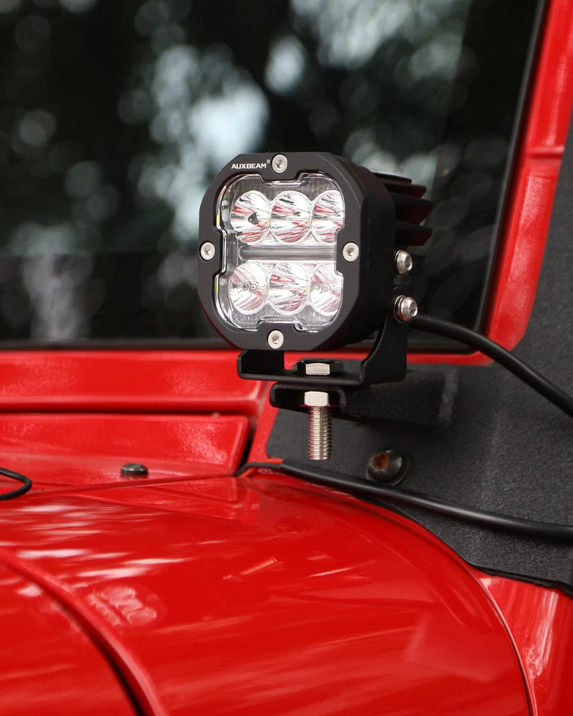 3 Inch 84W LED Combo POD Light Off Road Lights With White & DRL Amber