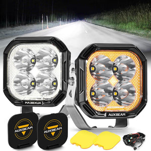 3 Inch 100 Watt Off Road POD Light With Additional Power Harness