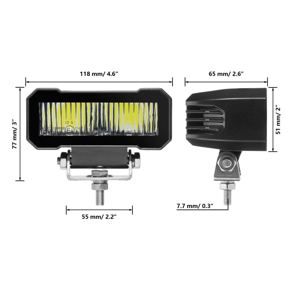 4.6 Inch 60W 7200LM LED Pod Lights Off Road Driving Lights