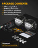 4 inch 92W 8960 LM Side Shooter LED Pod Lights With Amber DRL