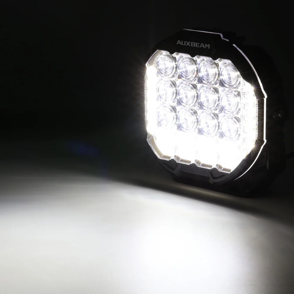 MASTER-T Series 9" Combo Beam Round Off-Road Lights with Amber Backlight