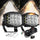 5 Inch 168W 16440LM Side Shooter LED Pod Lights With Amber DRL