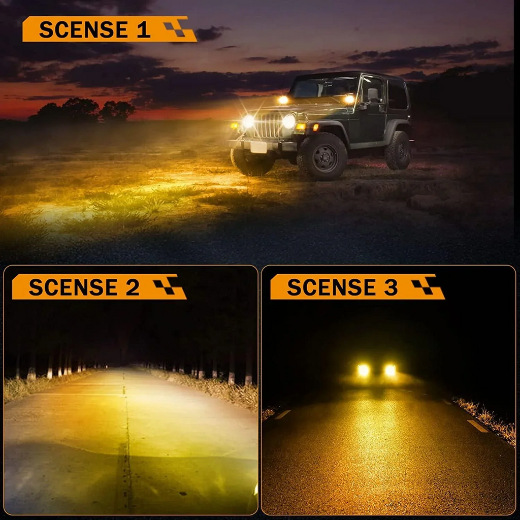 P4 Series | 4 Inch 90w 9000LM 6 Modes LED Pods Driving Lights