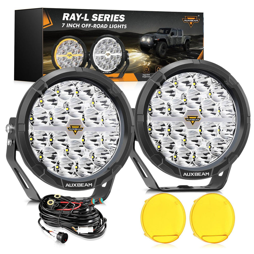 7 Inch 240W 25800LM Dual DRL LED Driving Light | Ray-L Series