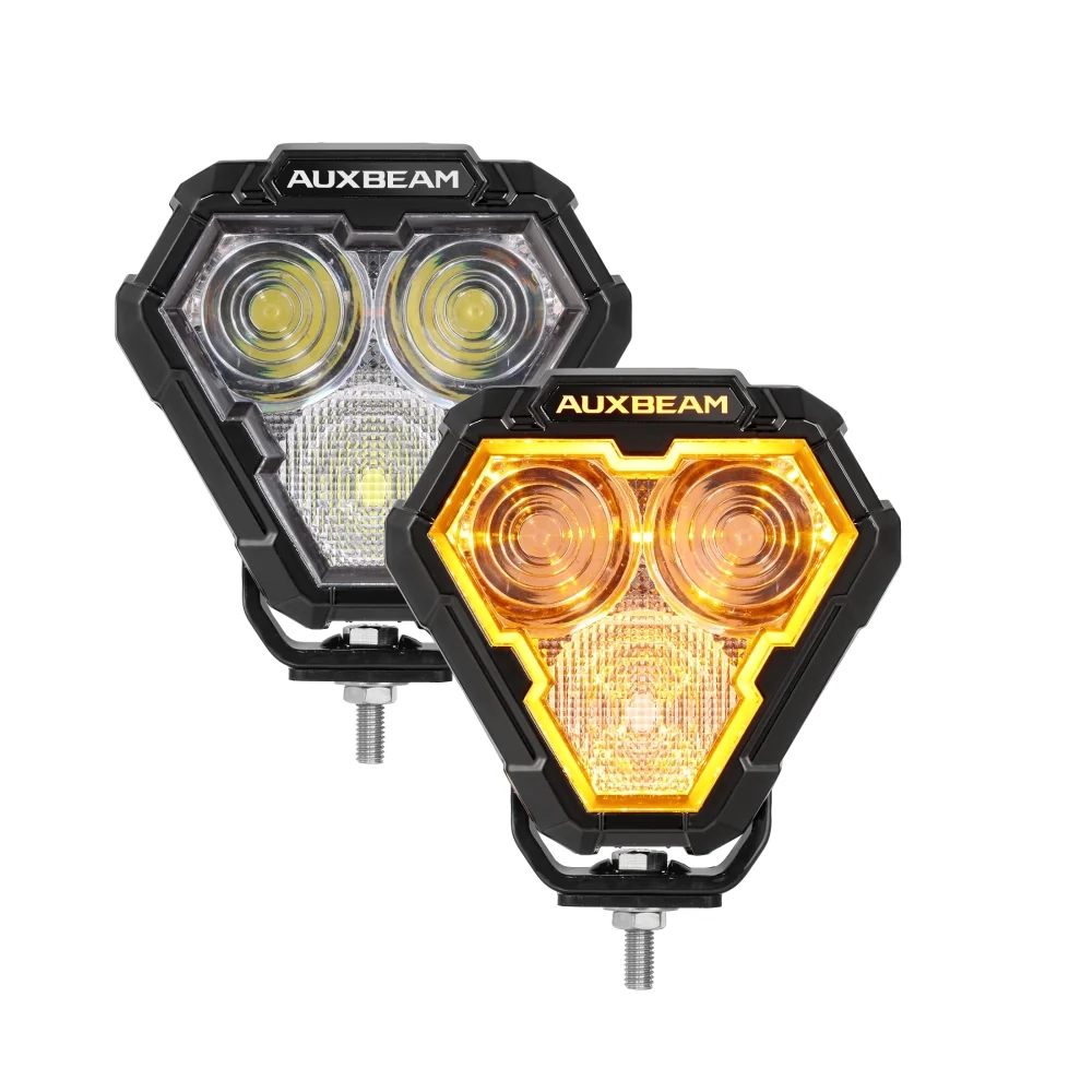 MASTER-T Series 3" Spot Beam Off-Road Lights with Amber Backlight