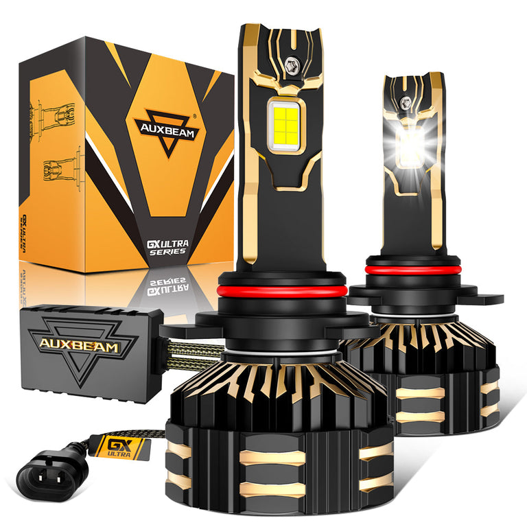 Auxbeam GX Ultra 9012 (HIR2) LED headlight bulbs 40000LM 240W with driver and box, India