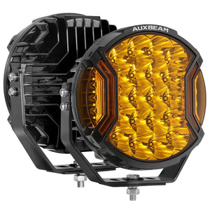 9 Inch 300W LED Side Shooter Driving Lights with Amber DRL | V-Ultra Series
