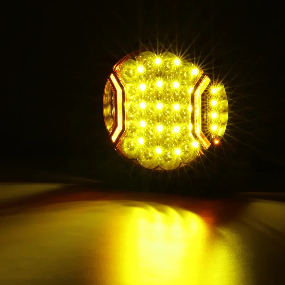 9 Inch 300W LED Side Shooter Driving Lights with Amber DRL | V-Ultra Series